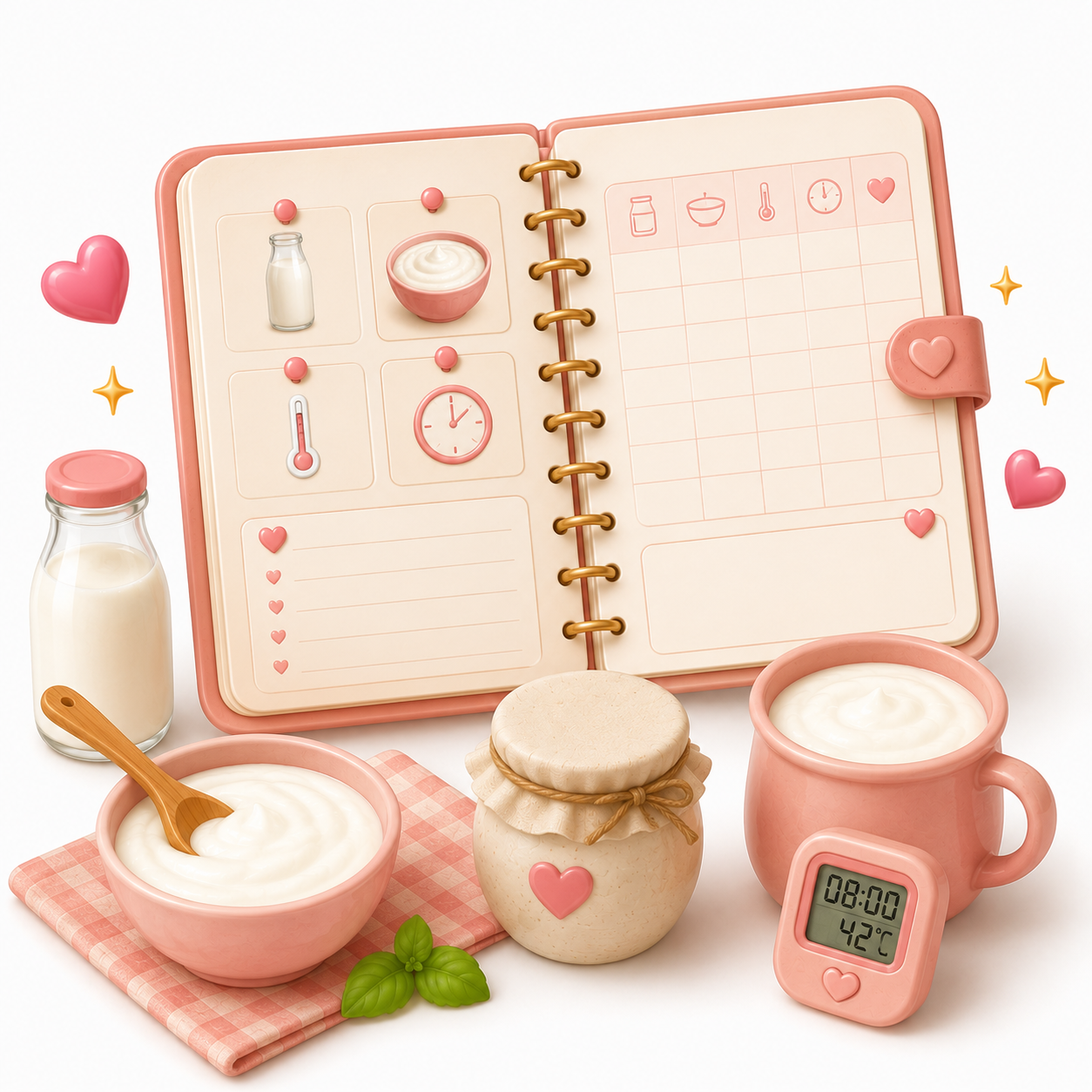 Yogurt Batch Planner & Fermentation Journal
